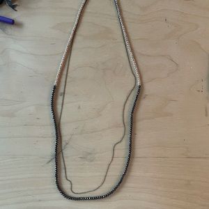 BR Double layer beaded necklace